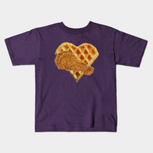 love chicken waffles Kids T-Shirt